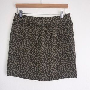 Banana Republic animal print skirt